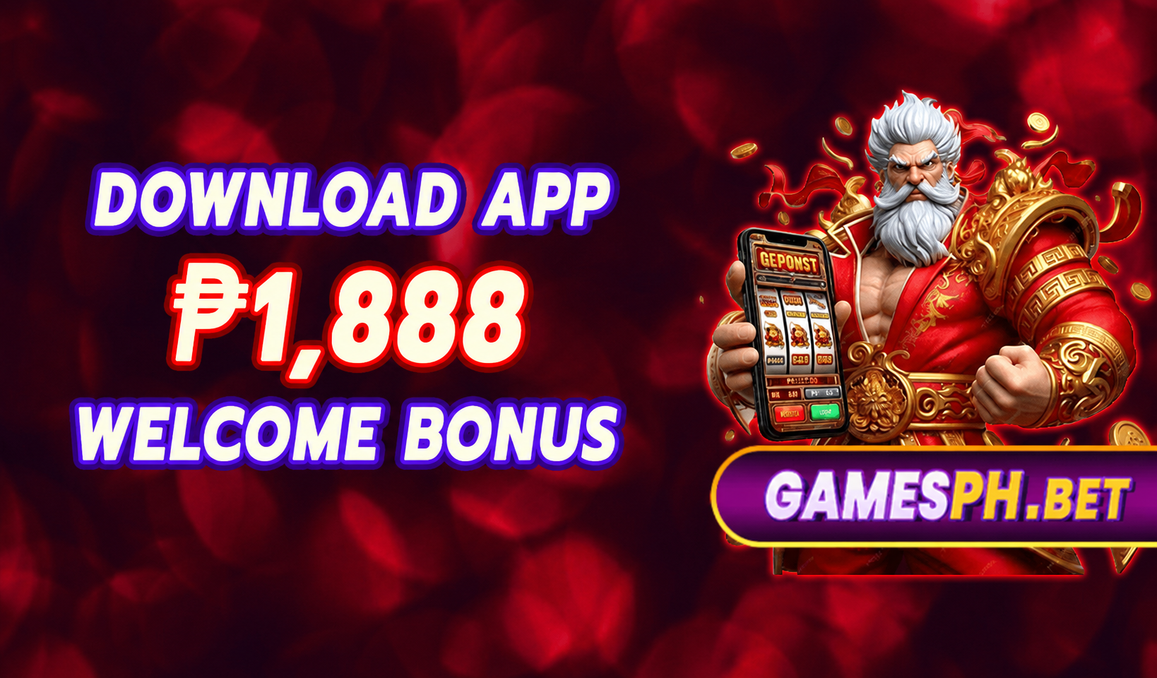 Download GamesPH and claim a ₱1,888 welcome bonus